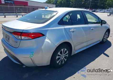 2020 Toyota Corolla Hybrid Le from USA, damaged, VIN JTDEBRBE6LJ016182
